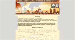 Desktop Screenshot of fondation-fyssen.org